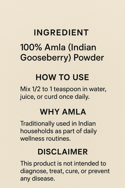 Amla powder (only amla)